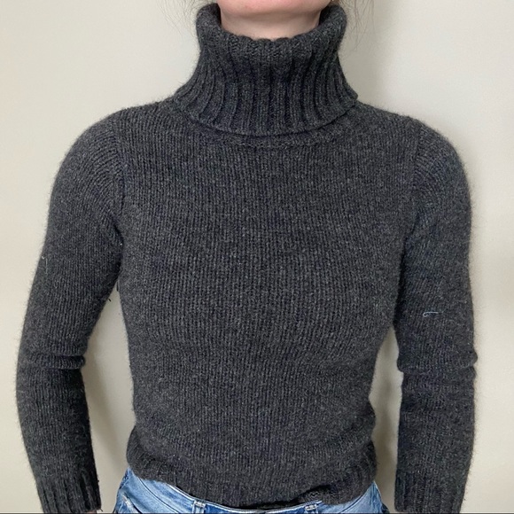 Gray Turtleneck Sweater - Picture 2 of 5